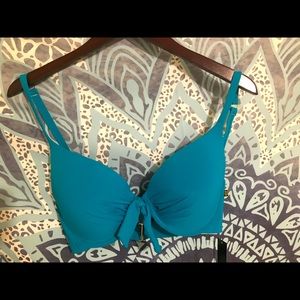 Nwt La bei enrose teal bikini top